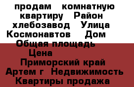 продам 2-комнатную квартиру › Район ­ хлебозавод › Улица ­ Космонавтов  › Дом ­ 11 › Общая площадь ­ 44 › Цена ­ 2 650 000 - Приморский край, Артем г. Недвижимость » Квартиры продажа   